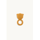 GOMMU Ведмедик-прорізувач з натурального каучуку RING BEAR Сієна