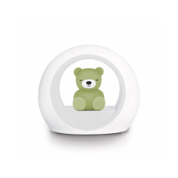 Ведмедик BILLY нічник з датчиком крику Cry Sensor, зелений ZAZU