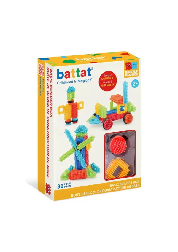 Battat Конструктор серії Bristle Blocks - Будівельник, 36 деталей