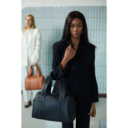 Childhome Сумка Mommy club Signature vegan leather black