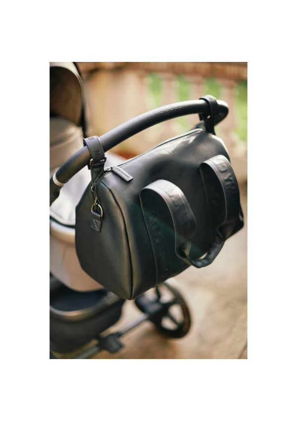 Childhome Сумка Mommy club Signature vegan leather black