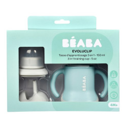Поїльник Beaba Ellipse 3 in 1 Evoluclip Training Cup 150 мл (синій)