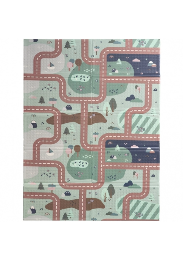 Килимок для розвитку моторики Beaba Arch 200 x 150 см бежевий/зелений
