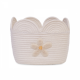 Childhome Корзина для іграшок Flower, 30x20x15 см, білий