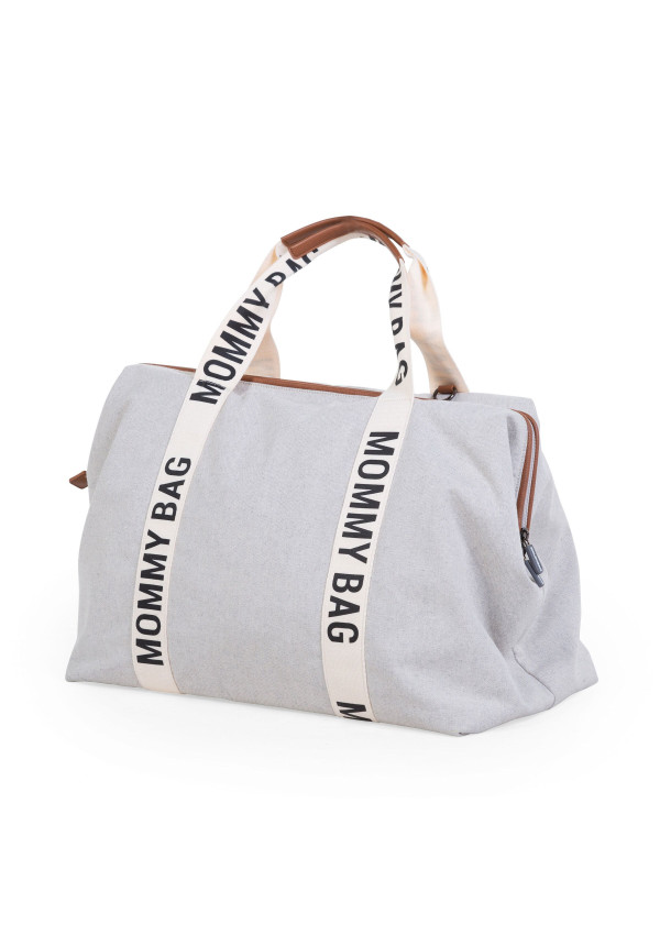 Сумка Childhome Mommy bag Signature - canvas off white