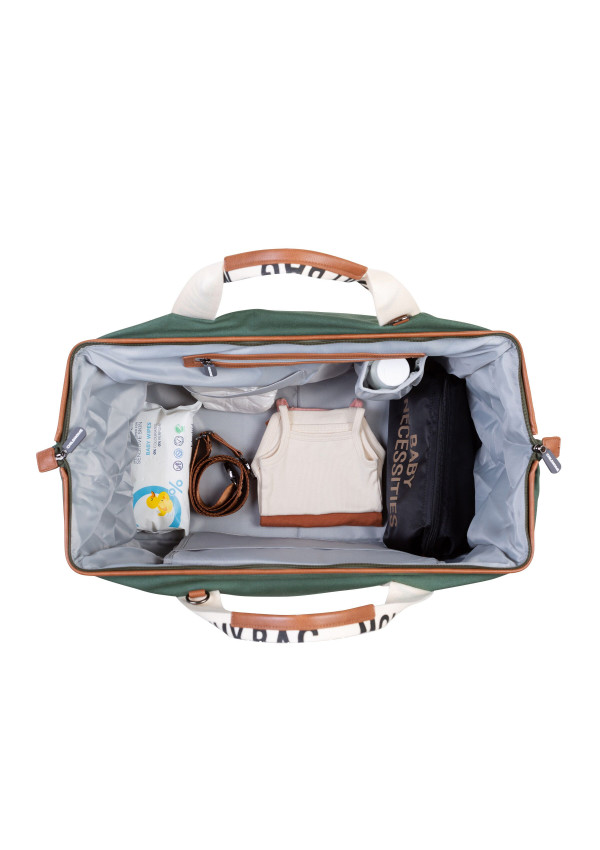 Сумка Childhome Mommy bag Signature - canvas green