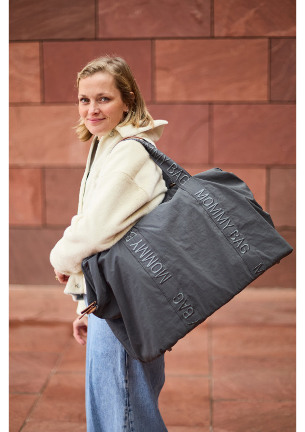 Childhome Сумка Mommy bag Signature - anthracite