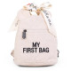 Дитячий рюкзак Childhome My first bag - teddy white