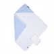 Рушник з капюшоном Childhome 80x80 - flower blue
