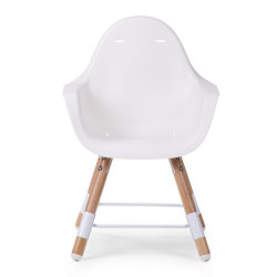Стілець для годування Childhome Evolu2 з бампером Natural/White