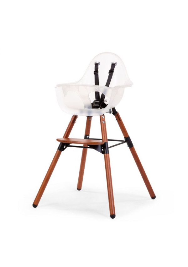 Стілець для годування Childhome Evolu2 з бампером Nut/Frosted