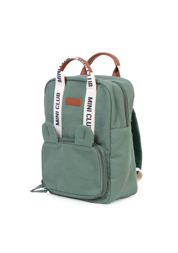 Рюкзак дитячий Childhome Mini Club canvas green