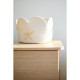 Childhome Корзина для іграшок Flower, 30x20x15 см, білий