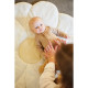 Childhome Килимок ігровий Flower, 110 см білий/жовтий