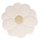 Childhome Килимок ігровий Flower, 110 см білий/жовтий