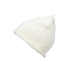 Дитяча тепла шапка Elodie Details Furry Knit Vanilla White 0-6 міс