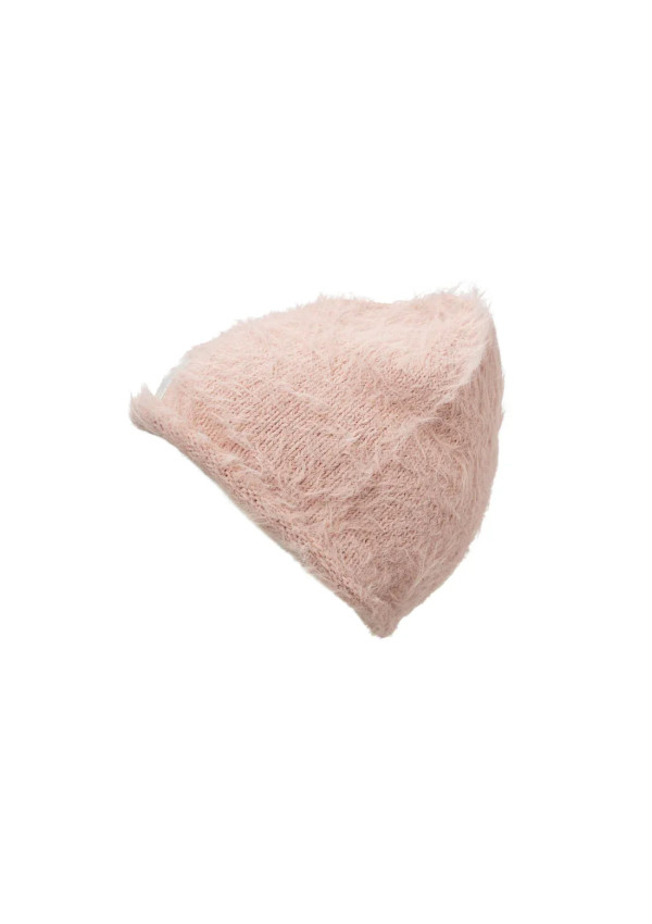Дитяча тепла шапка Elodie Details Furry Knit Powder Pink 0-6 міс