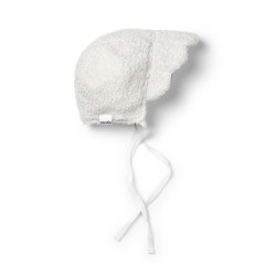 Elodie Дитяча шапка-чепчик Bonnet White Boucle 0-3 міс
