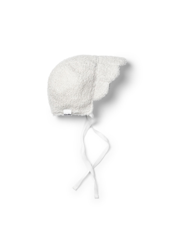 Elodie Дитяча шапка-чепчик Bonnet White Boucle 0-3 міс