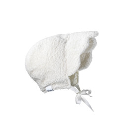 Elodie Дитяча шапка-чепчик Bonnet White Boucle 0-3 міс