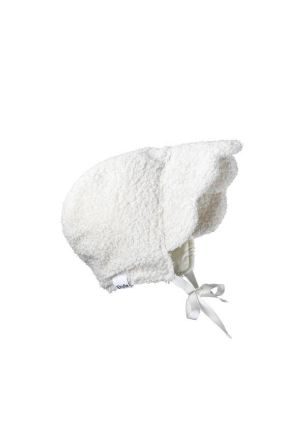 Elodie Дитяча шапка-чепчик Bonnet White Boucle 0-3 міс