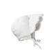Elodie Дитяча шапка-чепчик Bonnet White Boucle 0-3 міс