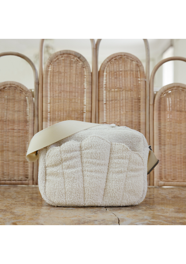 Elodie Сумка для мами Changing Bag Crossbody White Bouclé