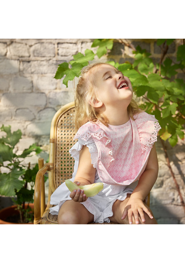 Elodie Слинявчик Eat Embroidery Anglaise Pink