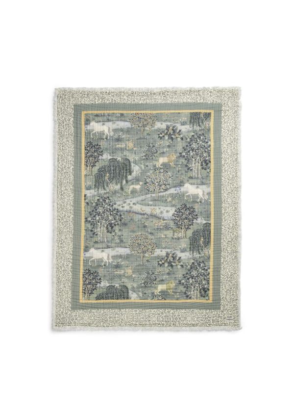 Elodie Дитячий бавовняний плед 75х100 см Owl & Willow x Morris & Co