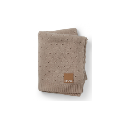 Elodie Акриловий плед для немовлят Pointelle Tender Taupe 75x100 см