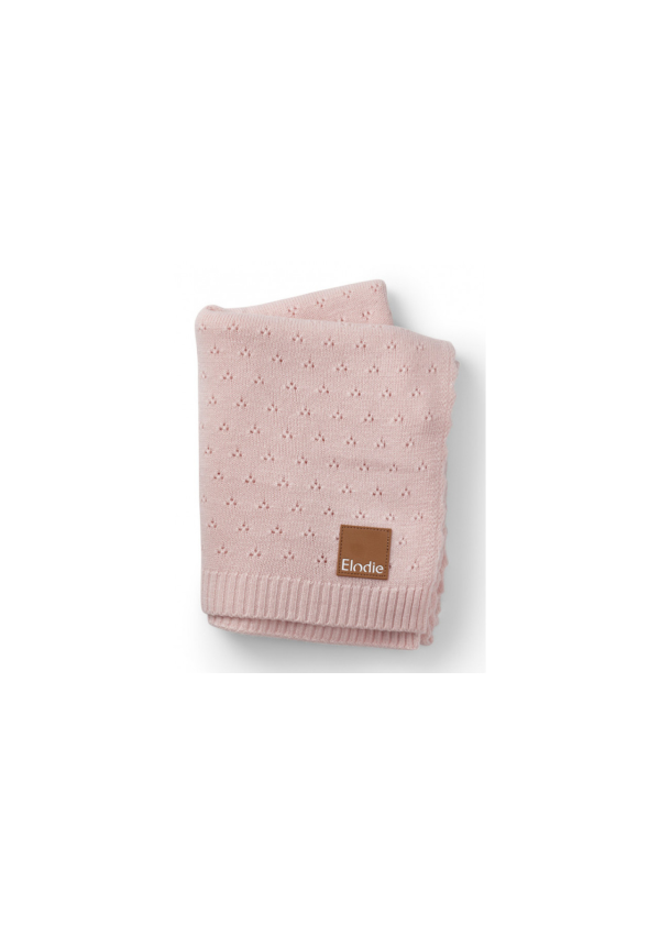 Elodie Акриловий плед для немовлят Pointelle Misty Pink 75x100 см