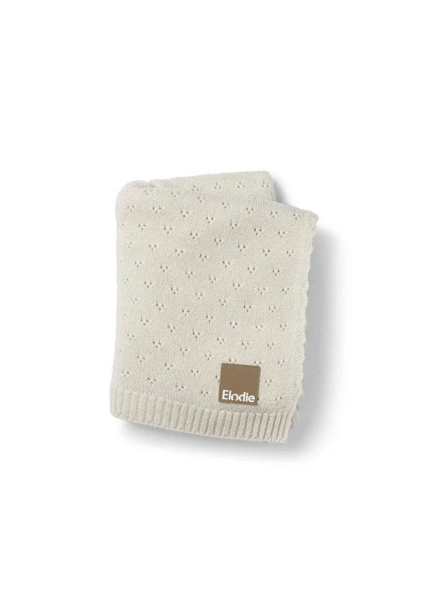 Elodie Акриловий плед Pointelle 75х100 см Creamy White