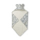 Дитячий рушник з кутиком Elodie Details Garden Leo Toile 80х80 см.
