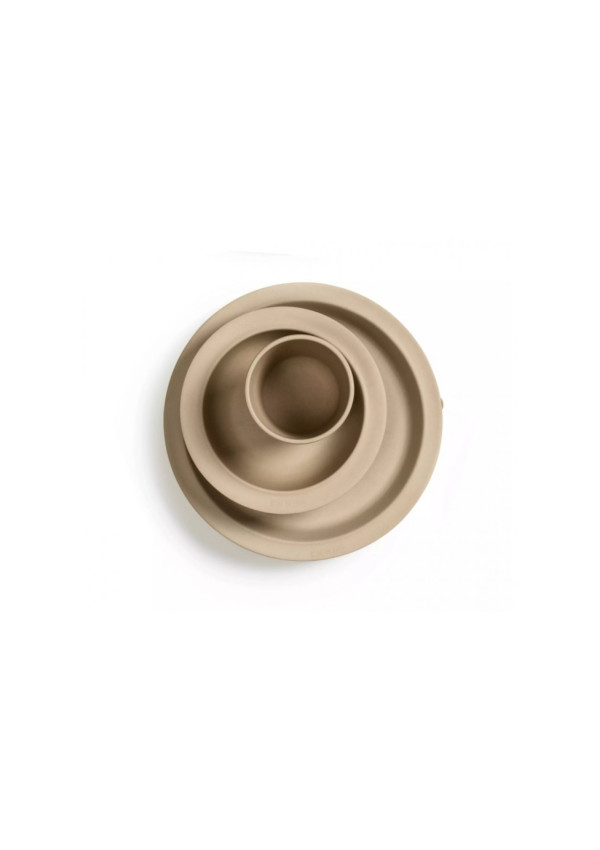 Elodie Набір дитячого посуду Eat Pure Khaki, 3 ел.