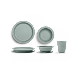 Elodie Набір дитячого посуду Eat Pebble Green, 3 ел.