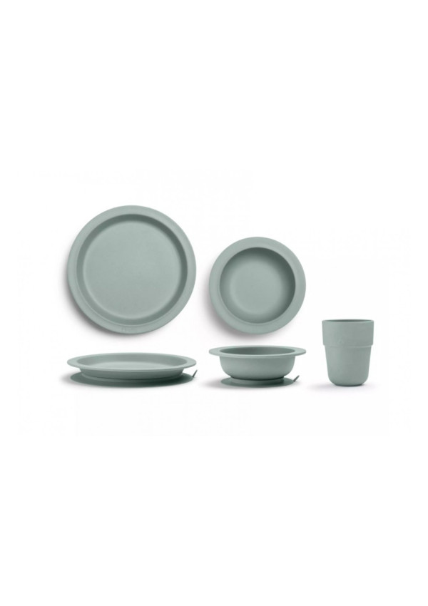 Elodie Набір дитячого посуду Eat Pebble Green, 3 ел.