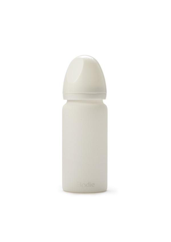 Elodie Скляна пляшка для годування Vanilla White