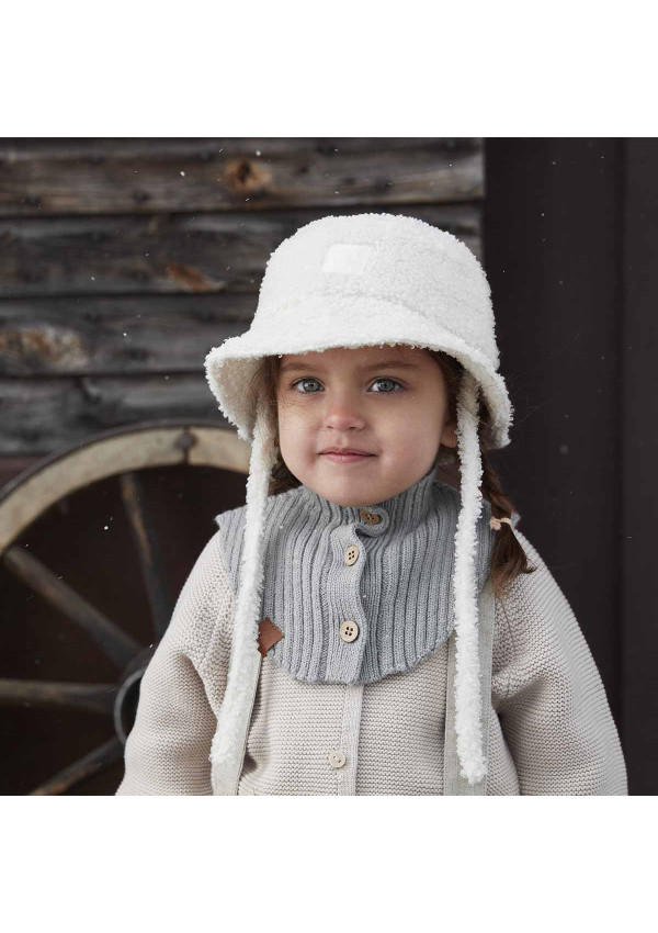 Elodie Дитячий зимовий комірець Pebble Green