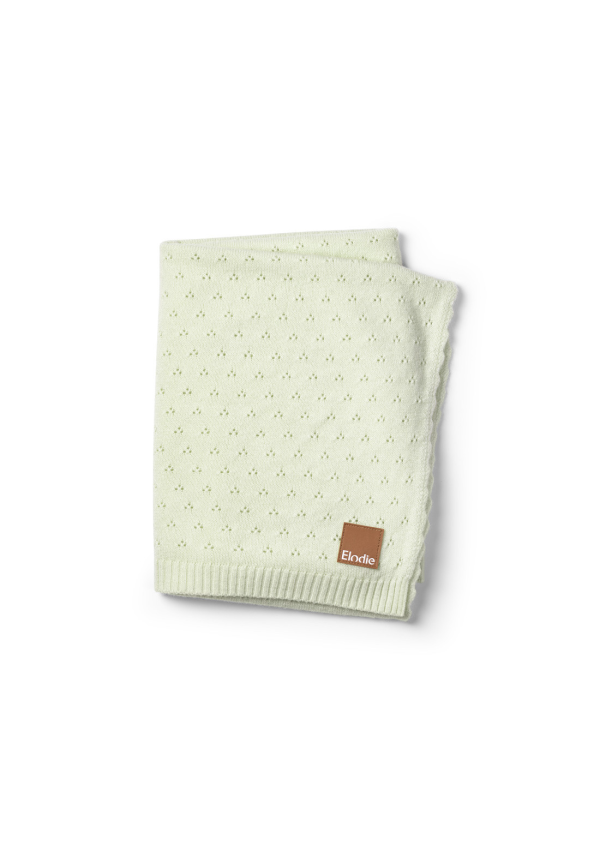 Elodie Акриловий плед для немовлят Pointelle Gelato Green 75х100 см.