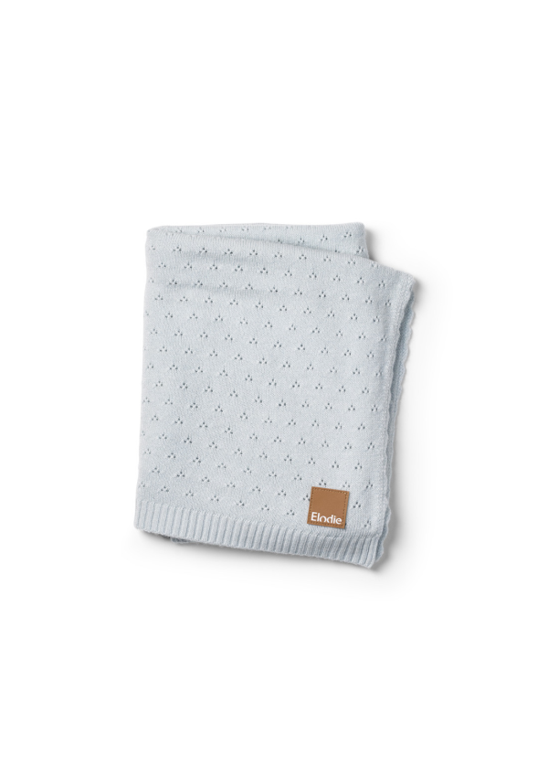 Elodie Акриловий плед для немовлят Pointelle Bermuda Blue 75х100 см.