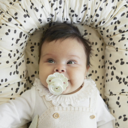 Elodie Пустушка Binky Bloom 3+ Vanilla White