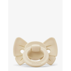 Elodie Анатомічна силіконова пустушка Binky Bow Oat White 3 міс.+, розмір 2