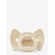 Elodie Анатомічна силіконова пустушка Binky Bow Oat White 3 міс.+, розмір 2