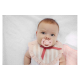 Elodie Ортодонтична силіконова пустушка Blinky Blom Misty Pink 3 міс.+, розмір 2