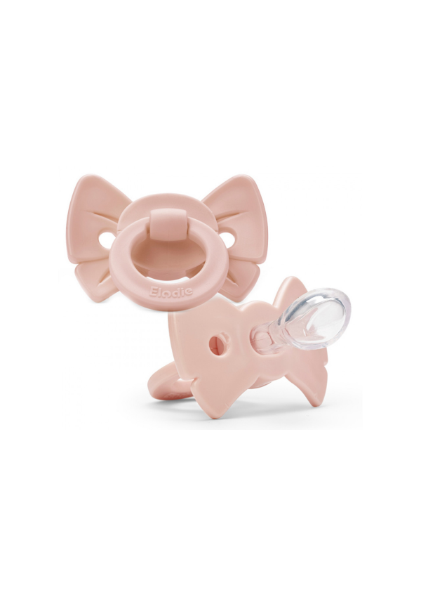 Elodie Ортодонтична силіконова пустушка Blinky Blom Misty Pink 3 міс.+, розмір 2
