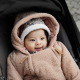 Elodie Дитячий комбінезон Pink Bouclé, 0-6 місяців