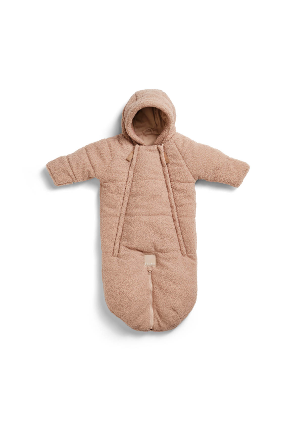Elodie Дитячий комбінезон Pink Bouclé, 0-6 місяців
