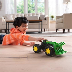 Іграшковий трактор John Deere Kids Monster Treads з ковшем і великими колесами 