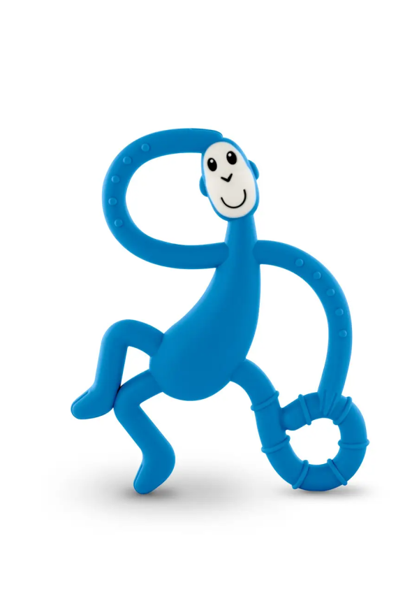 Іграшка-прорізувач Matchstick Monkey Танцююча Мавпочка (колір синій, 14 см) 