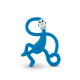 Іграшка-прорізувач Matchstick Monkey Танцююча Мавпочка (колір синій, 14 см) 